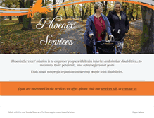 Tablet Screenshot of phoenixservices.org