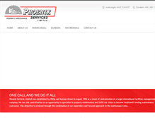 Tablet Screenshot of phoenixservices.co.nz